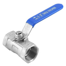 Vanne Ă bille en acier inoxydable, filetage femelle 3/4" BSP, raccord de canalisation sanitaire