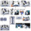 Kit de modification de châssis Tamiya Mini 4WD avec queue de phénix, bleu 3