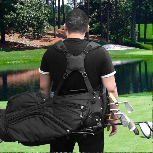 Golf Bag Replacement Shoulder Strap Compatible with Most Bags, Adjustable Padded Oxford 2
