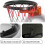 Portable Basketball Net for Rimless Hoops with Throwing Connection System 2