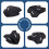 Motorcycle Windshield Deflector Wind Fairing Sport Screen for  XMAX125 Tech MAX XMAX125 Tech MAX+ 25-26 Black 7