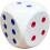Large Educational Foam Cube for Games and Learning Safe White 15 cm — foam cube 15 cm, educational cube, foam board games, math teaching aids 1