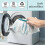 Mop Replacement Heads Compatible with Leifheit Clean Disc Mop Ergo, 2-Pack, Microfibre 3
