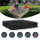 Waterproof Sandpit Cover 120x120 cm with Drawstring, Adjustable, UV Resistant, Black 1