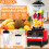 4500W 2L Food Blender Juicer Mixer Crusher Processor Grinder 3