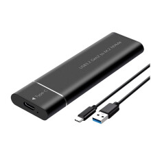 M2 SSD Behuizing NVMe Protocol M.2 Solid State Mobiele Harde Schijf Doos M.2 Naar USB3.2 Gen2 Type-C 10Gbps SSD Behuizing Zwart