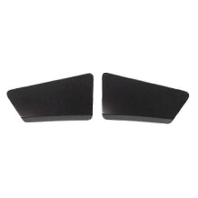 Tapa de boquilla del lavafaros compatible con BMW X4 F26 2014-2018, material ABS negro, 1 par, número de pieza original 51117338567