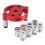 Self-Centering Dowel Jig, Handheld Drill Guide with 8 Bushings (3-10mm) for Woodworking 5