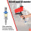 Adjustable Sandblasting Gun Set Portable Gravity Pneumatic Blasting Set Handheld Air Tool 6