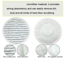 Substituição de Pano para Mop A  para  S7000 S7201 S8001 Mop A  Tudo-em-um para Pisos Duro Peças de Reposição Fits C