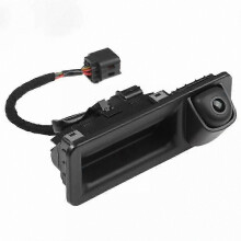 Cámara de visión trasera compatible con Kia K5 Optima Hybrid 2016-2018, reemplazo plug-and-play, ABS negro.