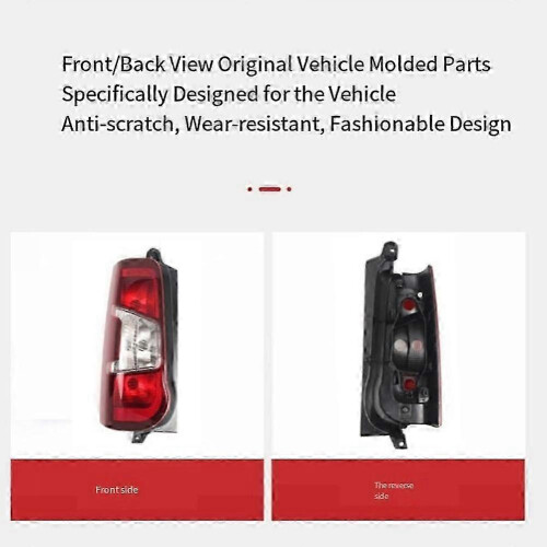 Right Tail Light Compatible with Peugeot Partner 2019-2023 PC Material 1