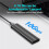 M.2 SSD Enclosure NVMe Protocol M.2 to USB3.2 Gen2 Type-C 10Gbps SSD Case M.2 Solid State Mobile Hard Disk Box Black 9