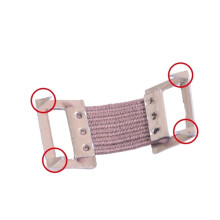 20Pcs Elastic Bandage Clips Adjustable Stretch Wrap Clips Reusable Replacement Bandage Wrap Fasteners for Sports Brown