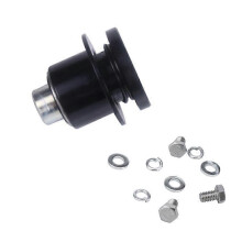 Stuurwiel Snelschakelapparaat, 3-gats metalen stuurwiel loskoppelnaaf, compatibel met meeste 3-gats auto stuurwielen, zwart blauw rood zilver