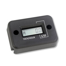 Contaore con induzione magnetica, compatibile con moto ATV barche a motore tosaerba, display LCD con velocità in tempo reale