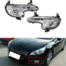 Faro antiniebla delantero compatible con Peugeot 508 2011-2014, lado izquierdo, número de pieza 9670476280