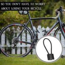 Steel Cable Padlock with Keys for Suitcases, Bicycles, Doors, 2-Piece Set, 20cm Length