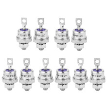 Gelijkrichtdiode 70A 1200V met boutbevestiging voor acculaadomvormer/voeding
