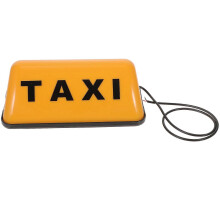 Podświetlana lampa dachowa Taxi poprawiająca widoczność pojazdu, 12 V, 3 W, ABS, COB, materiał