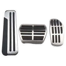 Auton kaasu jarru lepäpedaalisetti, ruostumaton teräs, hopea musta, yhteensopiva Nissan Qashqai J11 2016-2020