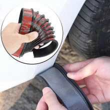 Rubber Fender Flares Protector Compatible with Most Cars, Black 3m x 3cm, Mud and Scratch Guard