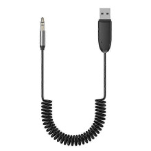 Bluetooth 5.3 -autovastaanotin, 3,5 mm:n AUX-sovitin, ei virtaa auton MP3-soitin, FM 87,5–108 MHz, puhelun eristys, melunvaimennus, ABS, musta