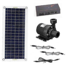 Pompe à eau solaire 50 W 12 V 800 L/h pour fontaine de jardin, arrosage de bassin extérieur