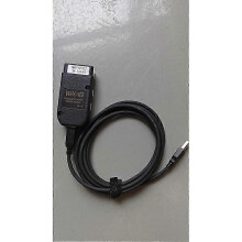 Câble de diagnostic OBD2 compatible avec VAG, outil scanner FT232 V25.3 VAG KKL, matériel HEX V2 19.6.1, logiciel allemand, plastique noir