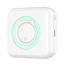 Prenosná bezdrôtová Bluetooth termálna mini tlačiareň štítkov a nálepiek pre domácu organizáciu, 200 DPI, batéria 1200 mAh