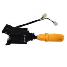 Interrupteur marche avant/arrière compatible avec levier de direction Powershift JCB 3CX 4CX 701/21201, noir et jaune, ABS
