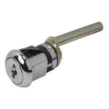 File cabinet lock with triple lock mechanism, zinc alloy construction, 2 keys, key removable design