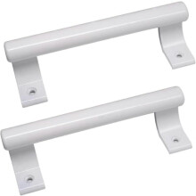 Set van 2 aluminium schuifdeurgrepen voor balkondeuren, glazen deuren en badkamerdeuren.