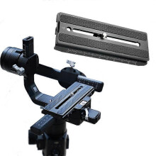 Schnellwechselplatte kompatibel mit DJI Ronin-S Gimbal-Stabilisator, Aluminiumlegierung, CNC-gefräst