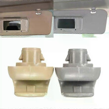 Clip di supporto per aletta parasole compatibile con Honda Accord Civic CRV 1998-2011, colore grigio.