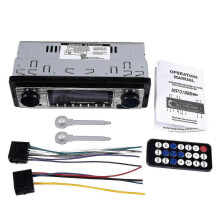 Bluetooth-vanha autoradio USB/SD-toistolla, MP3-soitin klassikkoautoille