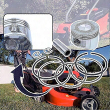 Piston Ring Kit with Piston & Seals Compatible with Honda GX160 GX200 5.5HP 6.5HP 68mm