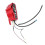 Ignition Switch with Keys Panel Compatible with Honda GX340 GX390 Engine, Red 4
