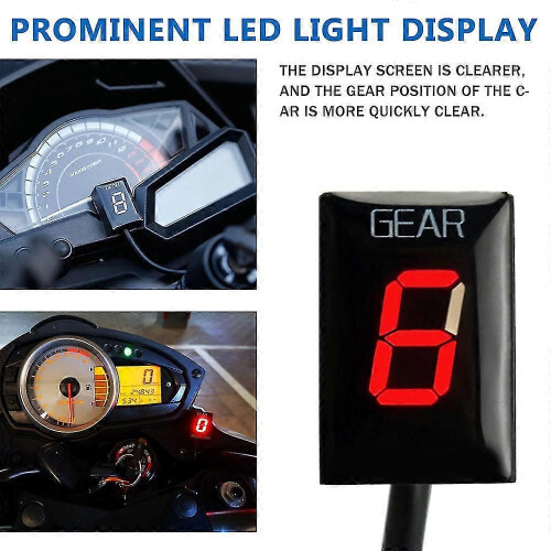 Motorcycle Gear Display Indicator Compatible with Honda CBR600RR 2003-2019 Digital Speed Meter 2