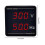 Digital Voltage and Frequency Meter 50-500V AC 10-99.9Hz Panel Mount with Display 5
