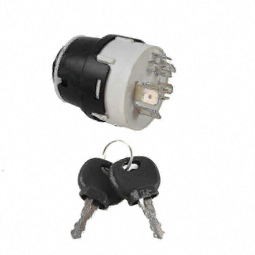 701-80184 Ignition Switch with 2 Keys, Compatible with JCB JCB200 JCB220 1