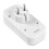 Tomada de Viagem com Proteção Infantil, Material PP Resistente ao Fogo, Condutor de Cobre, Design Compacto e Branco 2