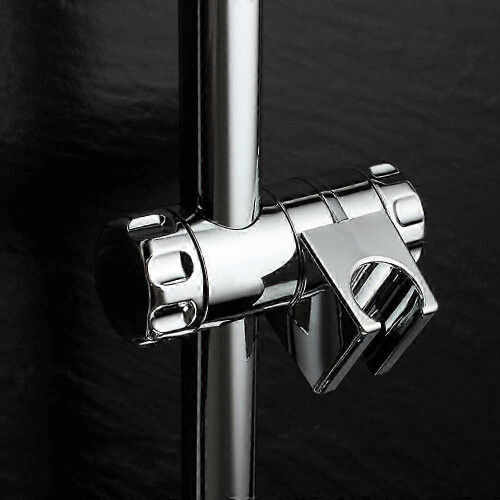 Adjustable Chrome-Plated ABS Shower Support Bracket Compatible with Grohe Pull-Out Head 25mm 2