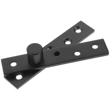 Charnière pivotante invisible en acier inoxydable pour portes d'armoires, rotation à 360 degrés, stabilité accrue