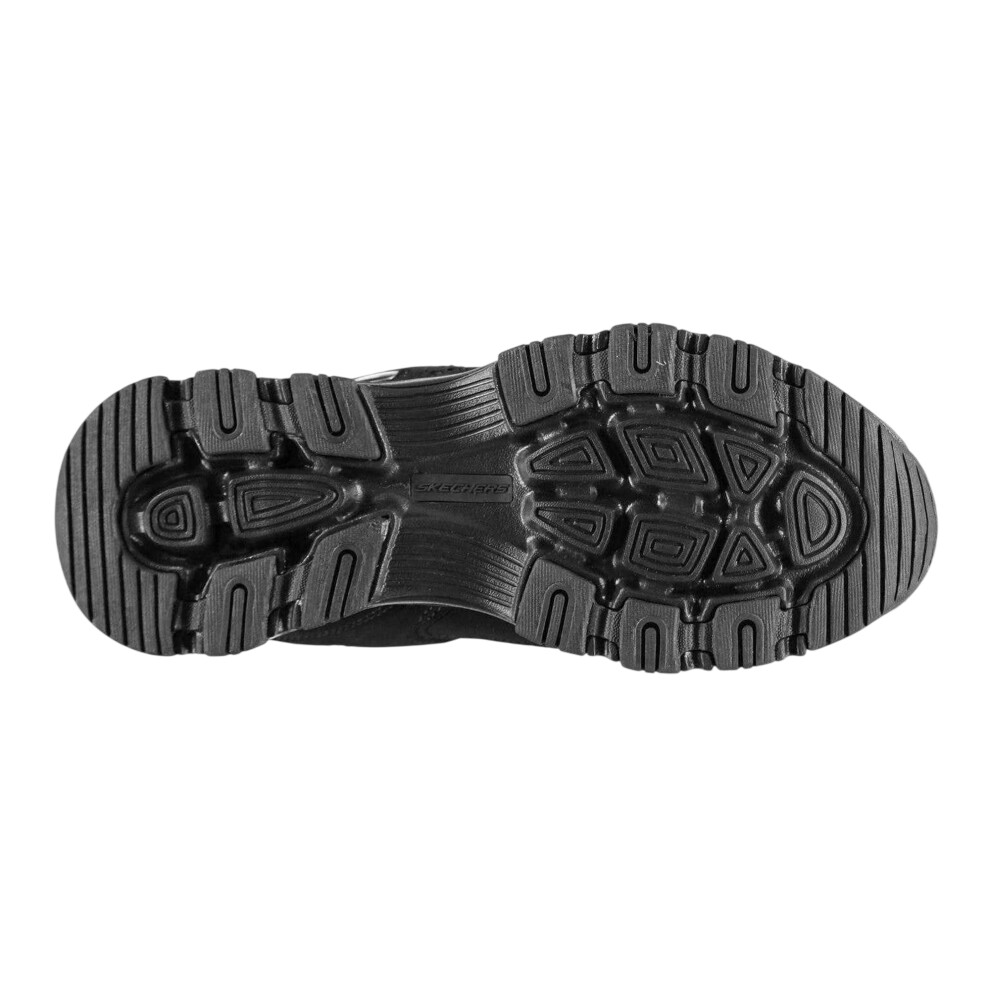 Skechers (6.5 Uk, Black) Womens/Ladies Icon Dlite Leather Trainers