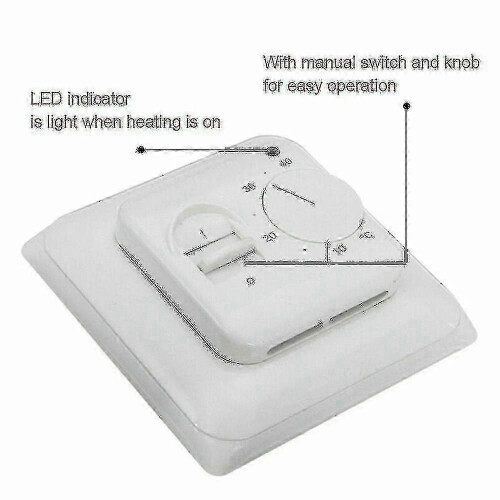 Smart WiFi Electric Underfloor Heating Thermostat with Floor Sensor and Manual Control 1