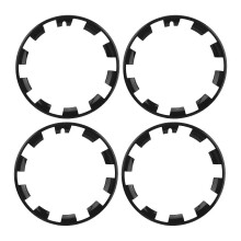 Car Wheel Rim Protectors Compatible with Tesla Model Y 2021-2024, 20 Inch ABS Black