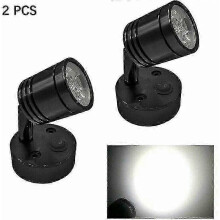 12 V Ściemnialna lampa punktowa LED do czytania do kamperów, przyczep kempingowych, łodzi i samochodów dostawczych