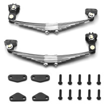 Metallupphängning Lövfjäderplatta Fjäderupphängningssats för 1/14 för  RC Lastbil (Ej Driven)