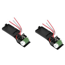 2 St 17117541092R Bilmotorkylningsmotstånd, Kylfläktmotor för Cooper R50 R52 R53 2003-2008 Bildelar